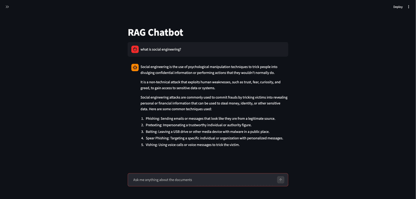 RAG Chatbot Application